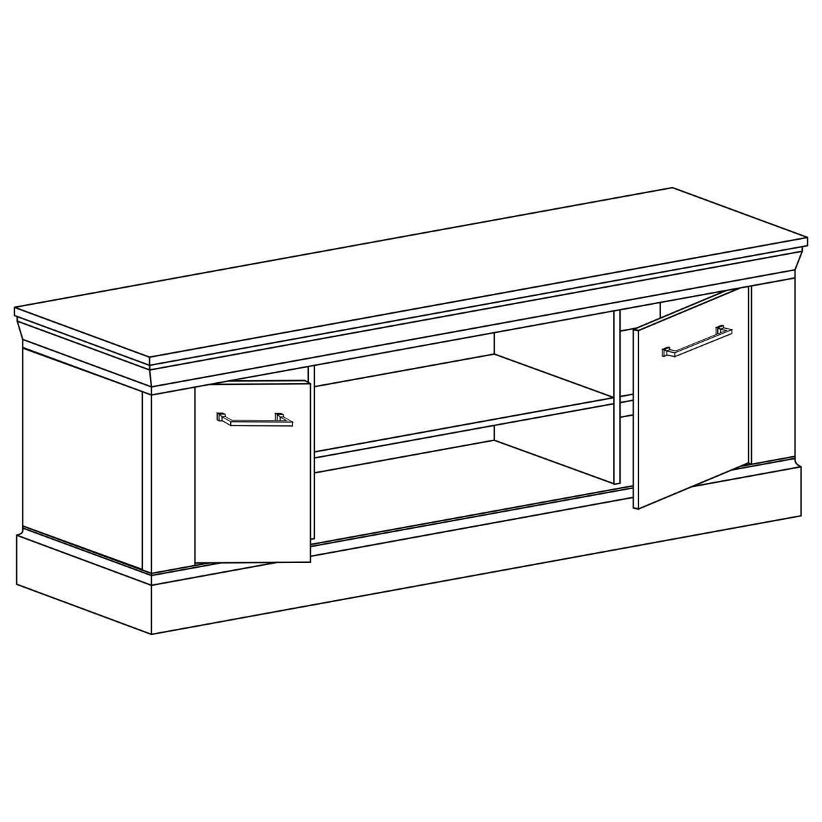 Szafka RTV Antica A-4