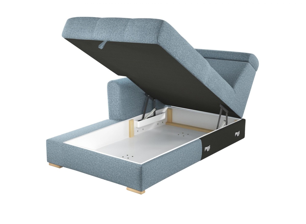 Narożnik Riva – wersja narożnika otwartego z wąską otomaną