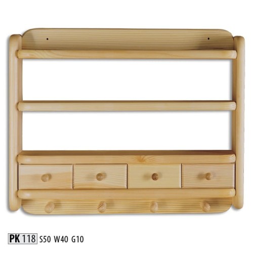Półka sosnowa PK118