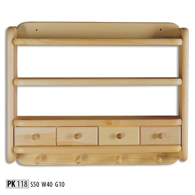 Półka sosnowa PK118