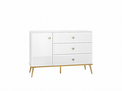 Komoda 1- drzwiowa z trzema szufladami Goldin 05