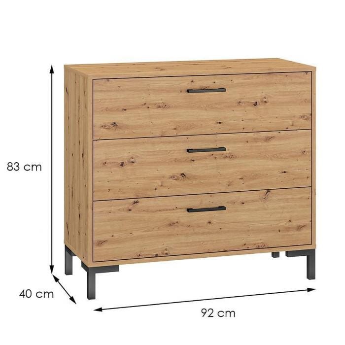 Komoda Nevio 09 wymiary