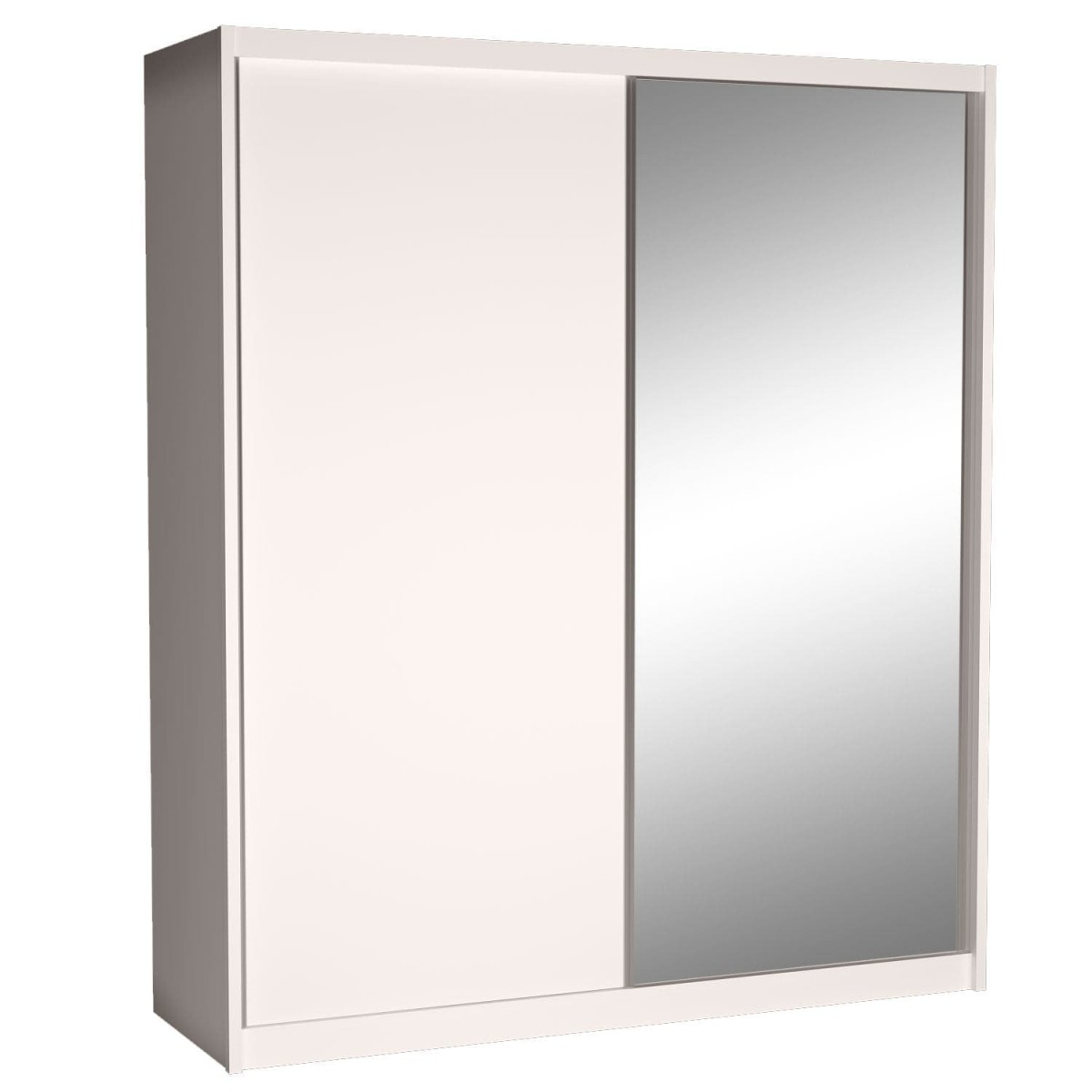 Szafa Maciej BIEL ALPEJSKA z lustrem