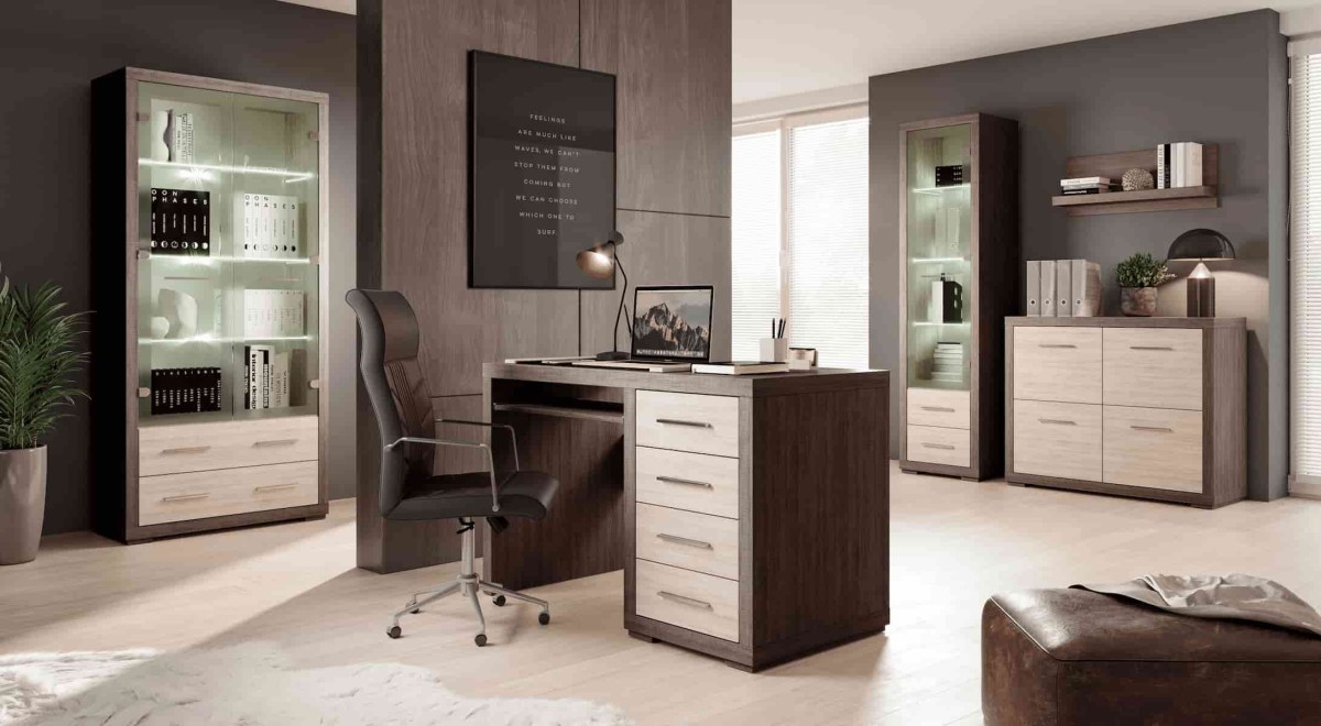 aranżacja biura korpus santana ciemna front santana jasna