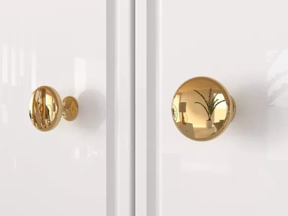 złote uchwyty goldin