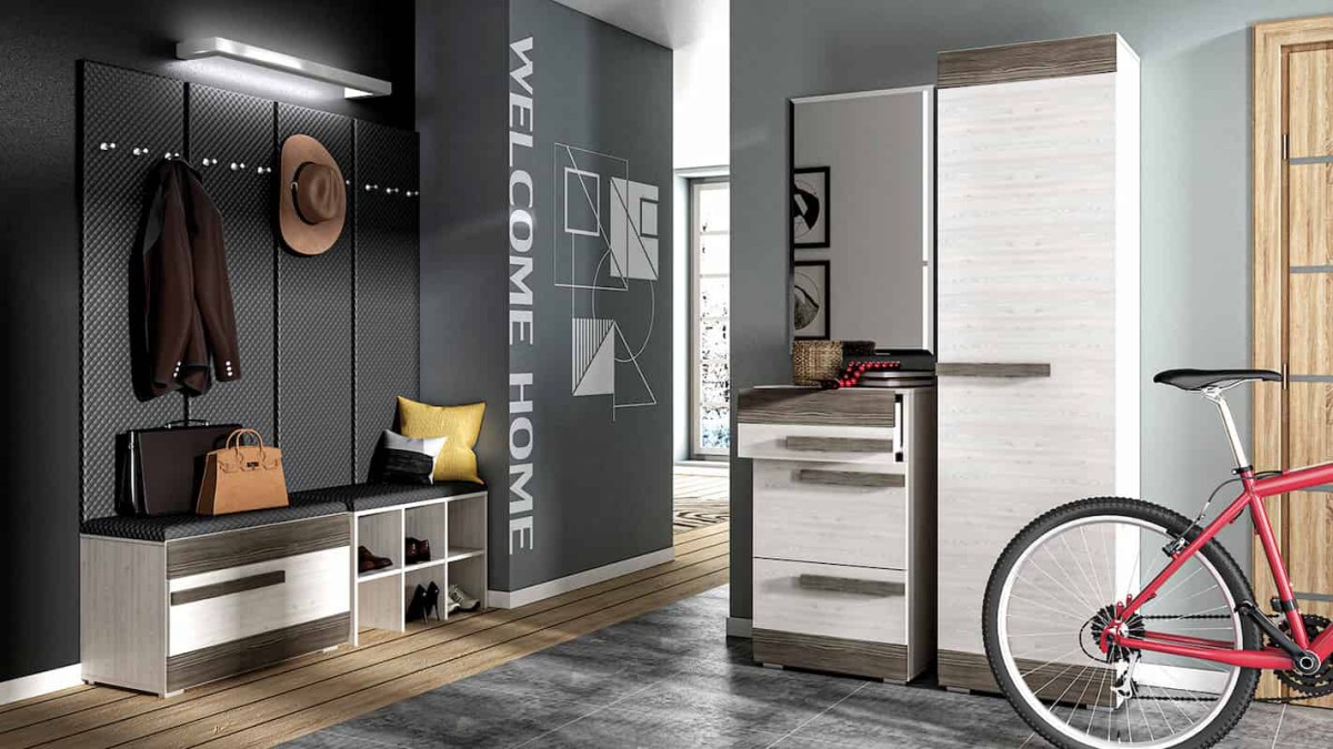 aranżacja przedpokoju blanco