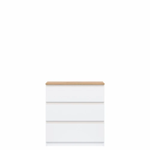 KOMODA BIAŁY/DĄB EVOKE RM02 REMI 