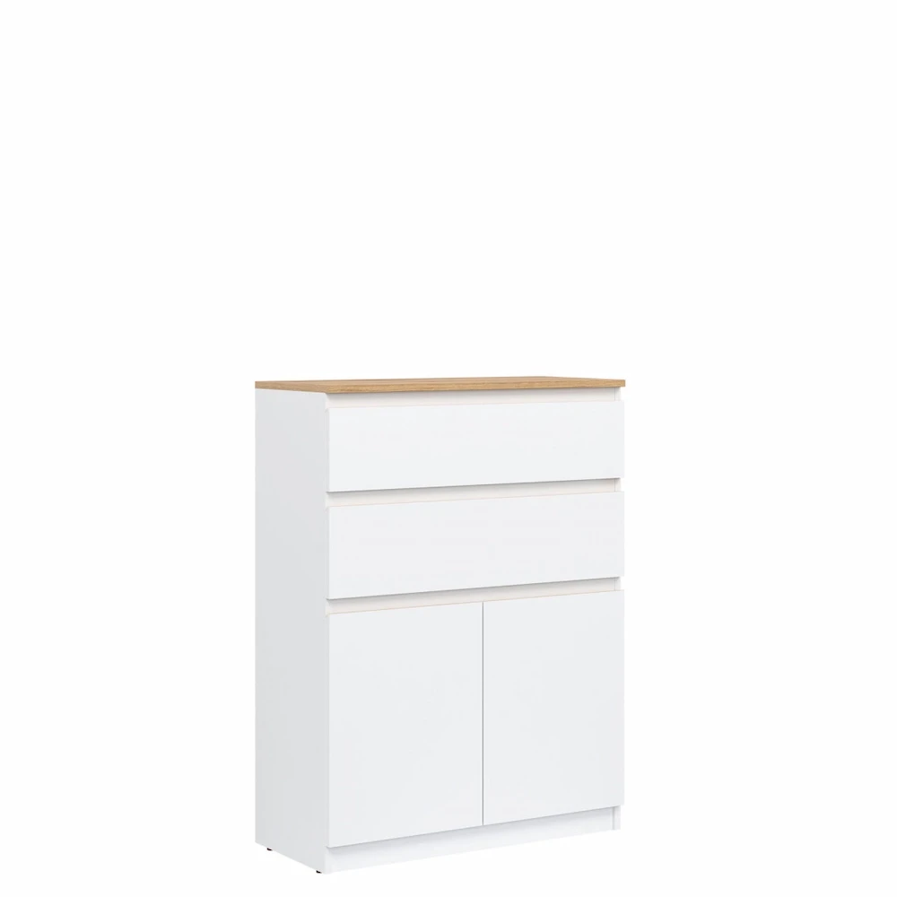 KOMODA BIAŁY/DĄB EVOKE RM05 REMI
