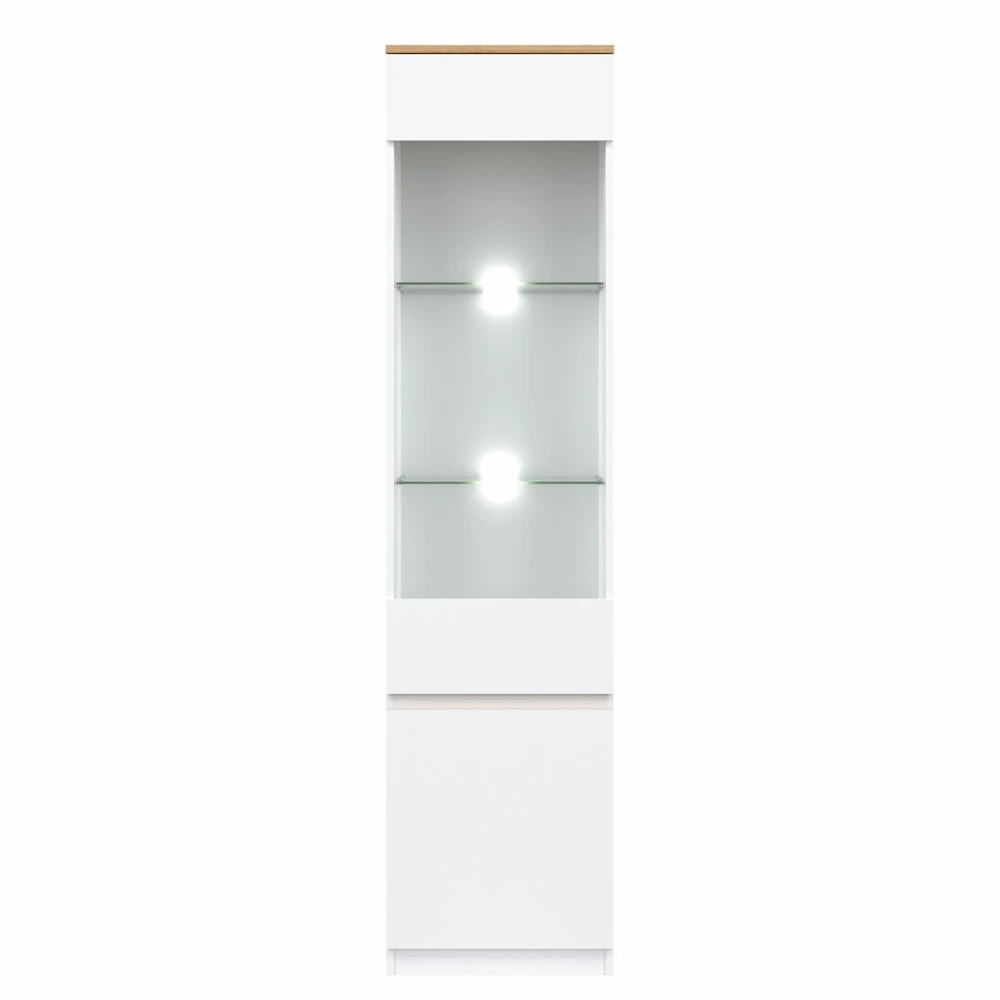WITRYNA L/P BIAŁY/DĄB EVOKE RM07 REMI