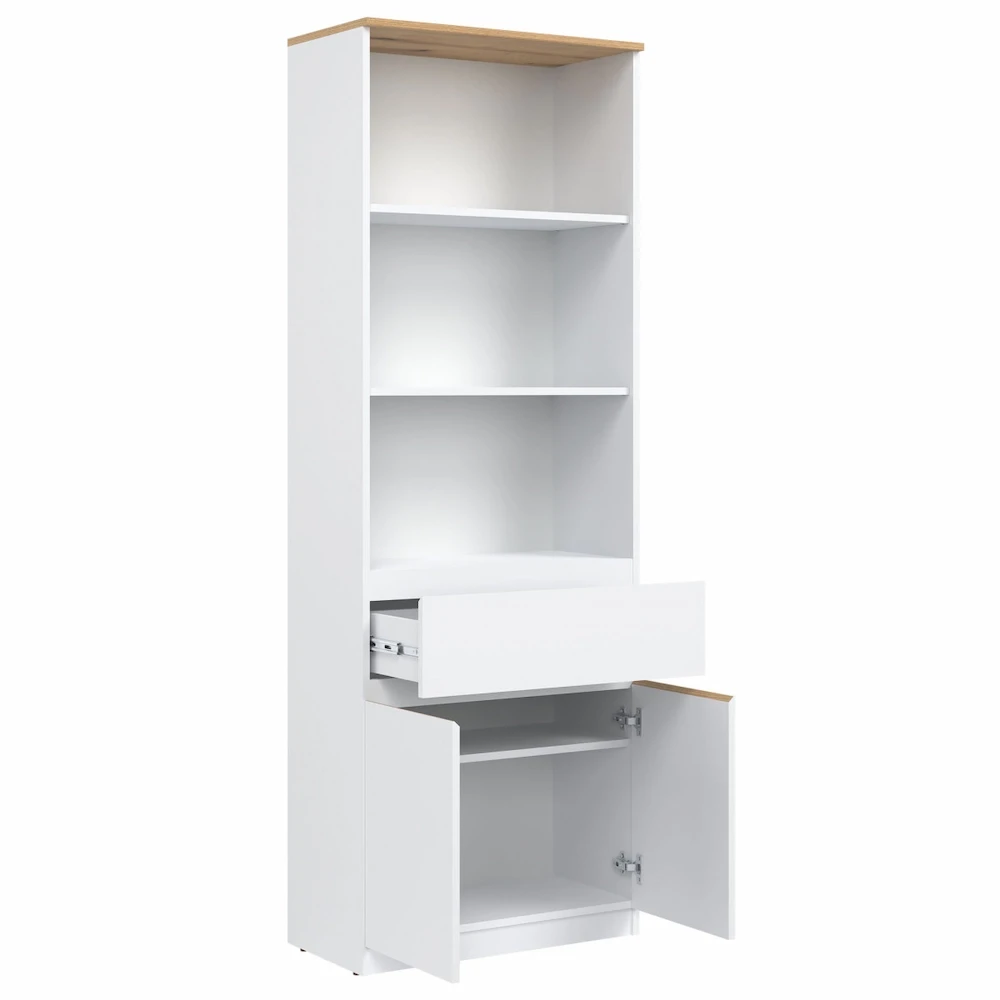 SZAFKA BIAŁY/DĄB EVOKE RM09 REMI