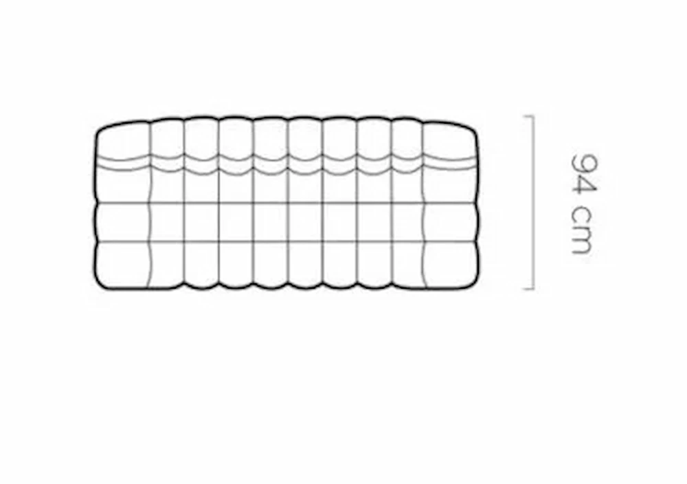 Sofa na nóżkach GAPPA