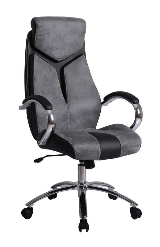 NIXON fotel gabinetowy szaro-czarny