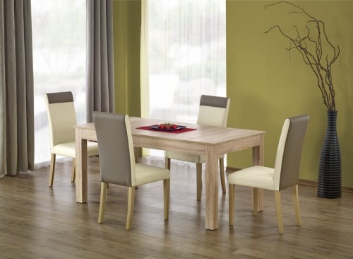 SEWERYN 160/300 cm stół kolor dąb sonoma (160-300x90x76 cm) 
