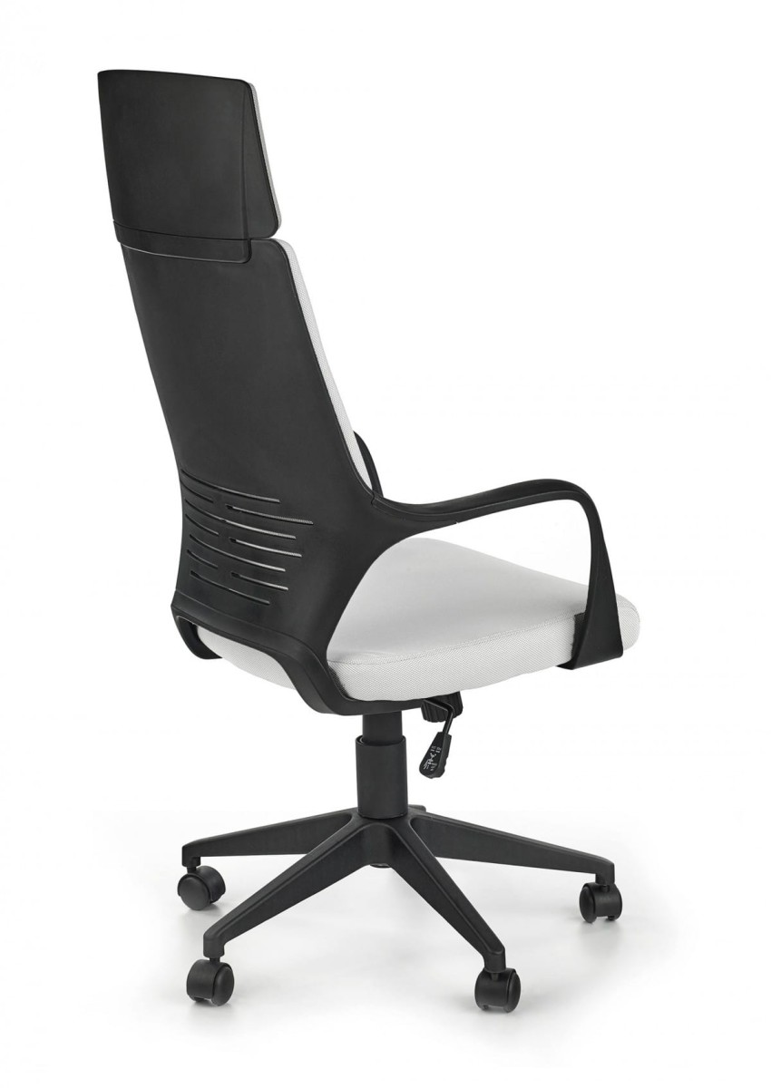 VOYAGER fotel gabinetowy czarny / jasny popiel