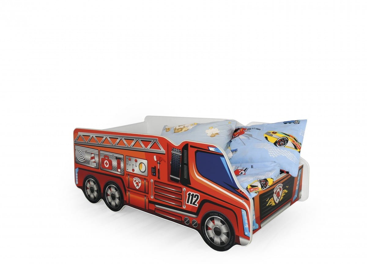 FIRE TRUCK łóżko wielobarwny (1p=1szt)
