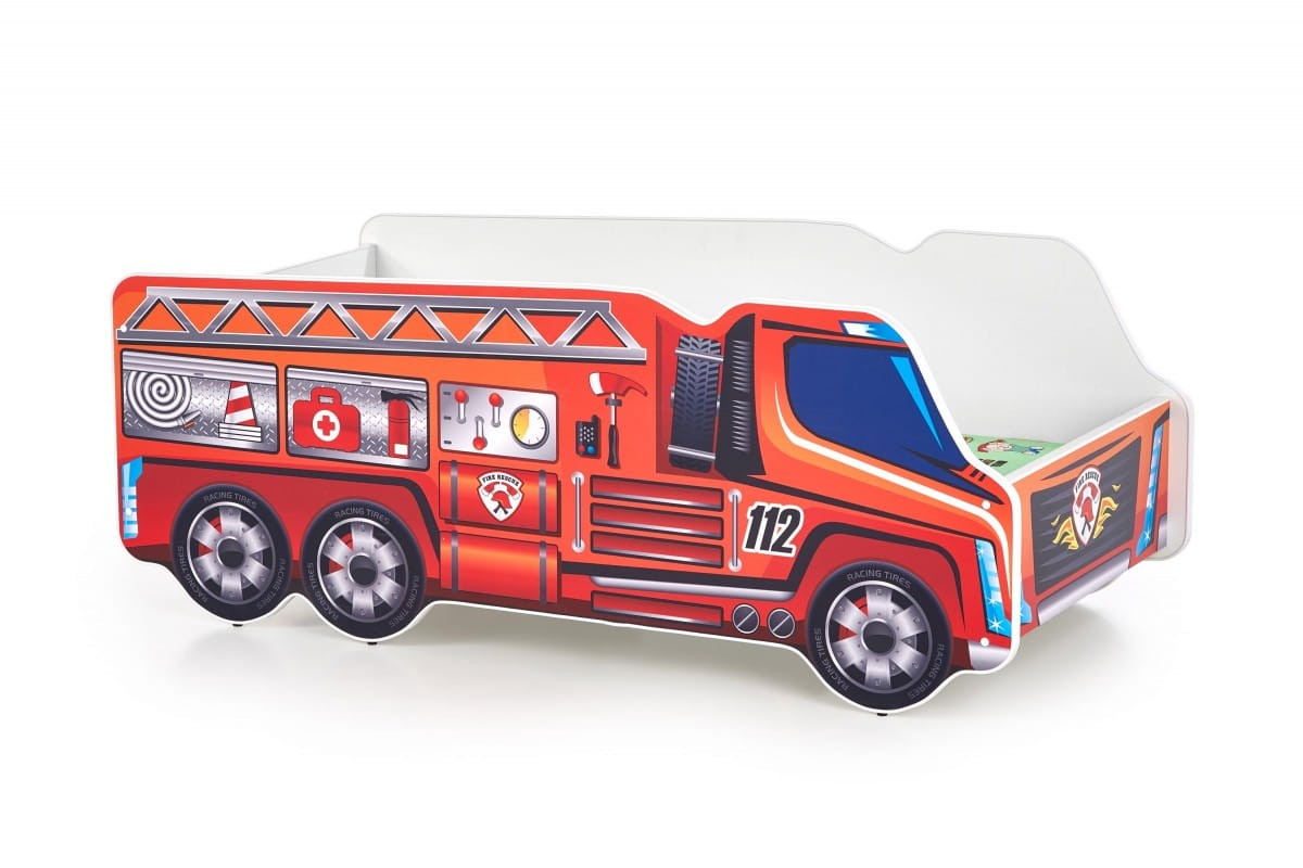 FIRE TRUCK łóżko wielobarwny (1p=1szt)