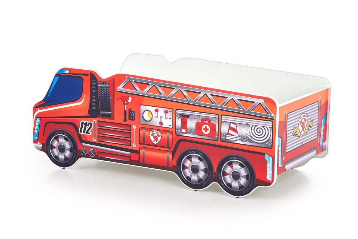 FIRE TRUCK łóżko wielobarwny (1p=1szt)