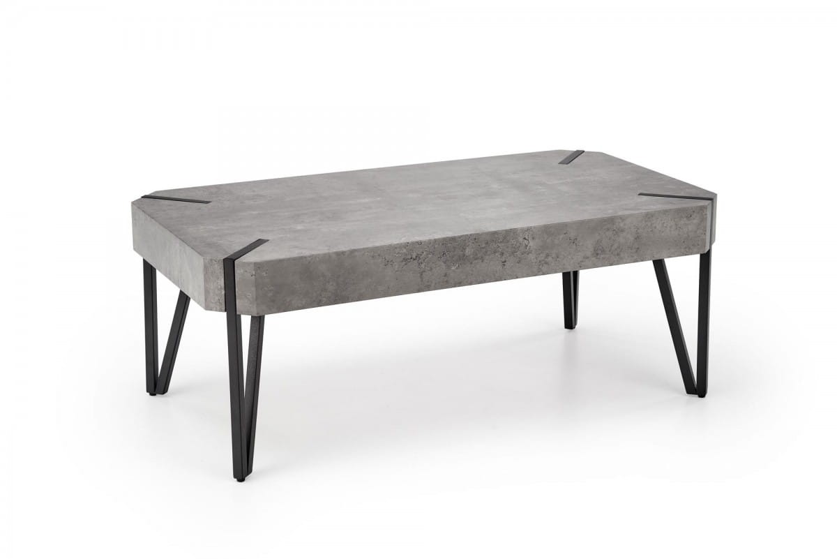 EMILY ława beton / czarny (1p=1szt)