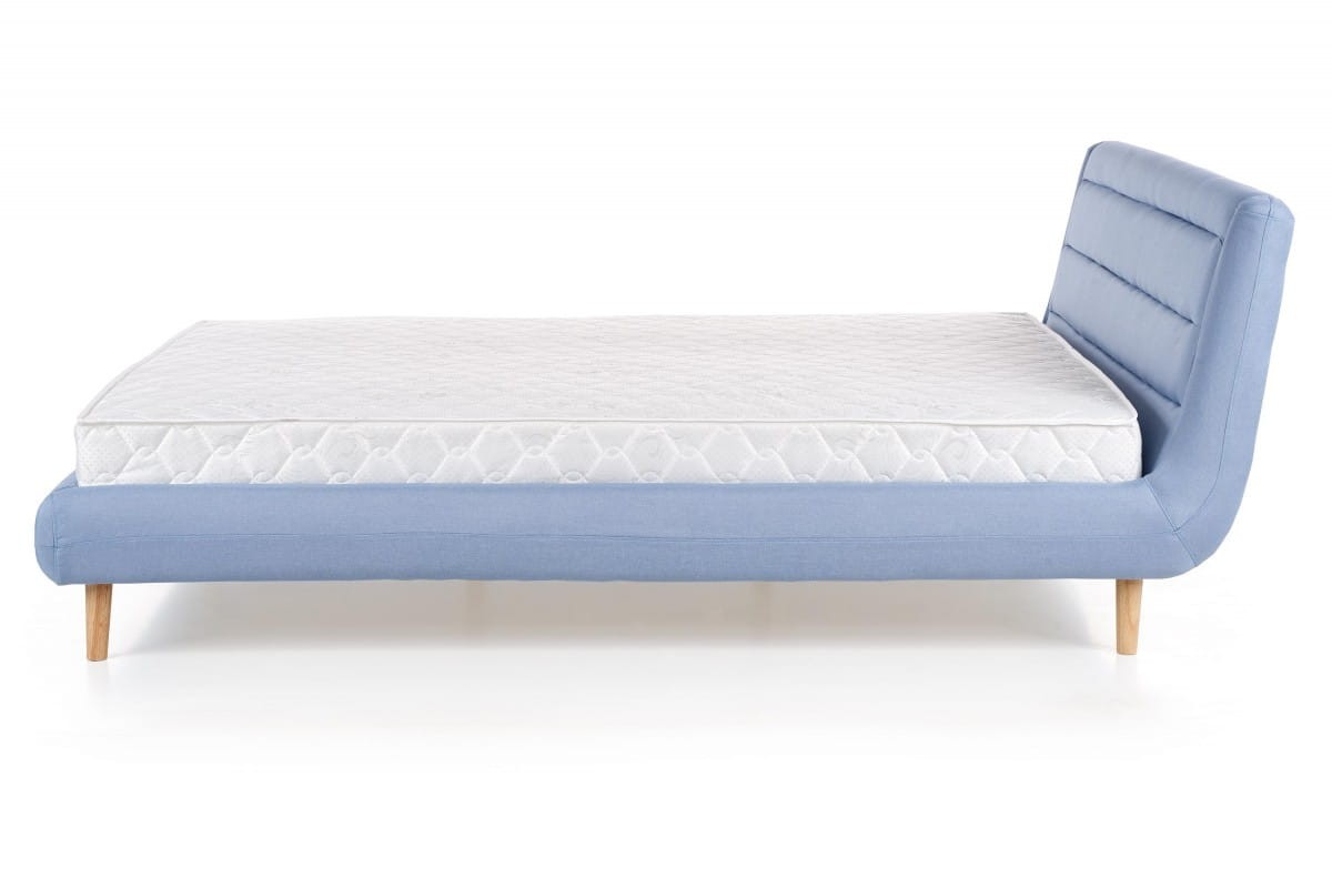 ELANDA 140 cm łóżko niebieskie (2p=1szt)