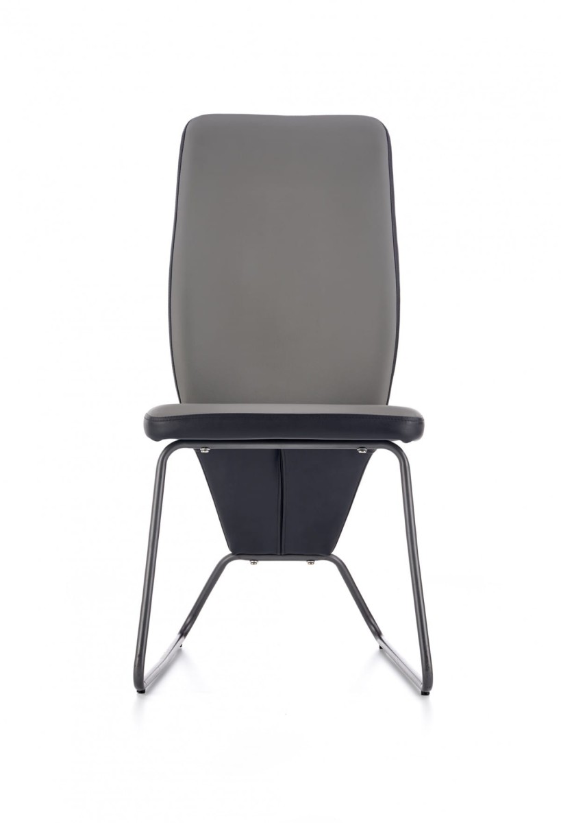 K300 krzesło tył - czarny, przód - popiel, stelaż - super grey (2p=4szt)