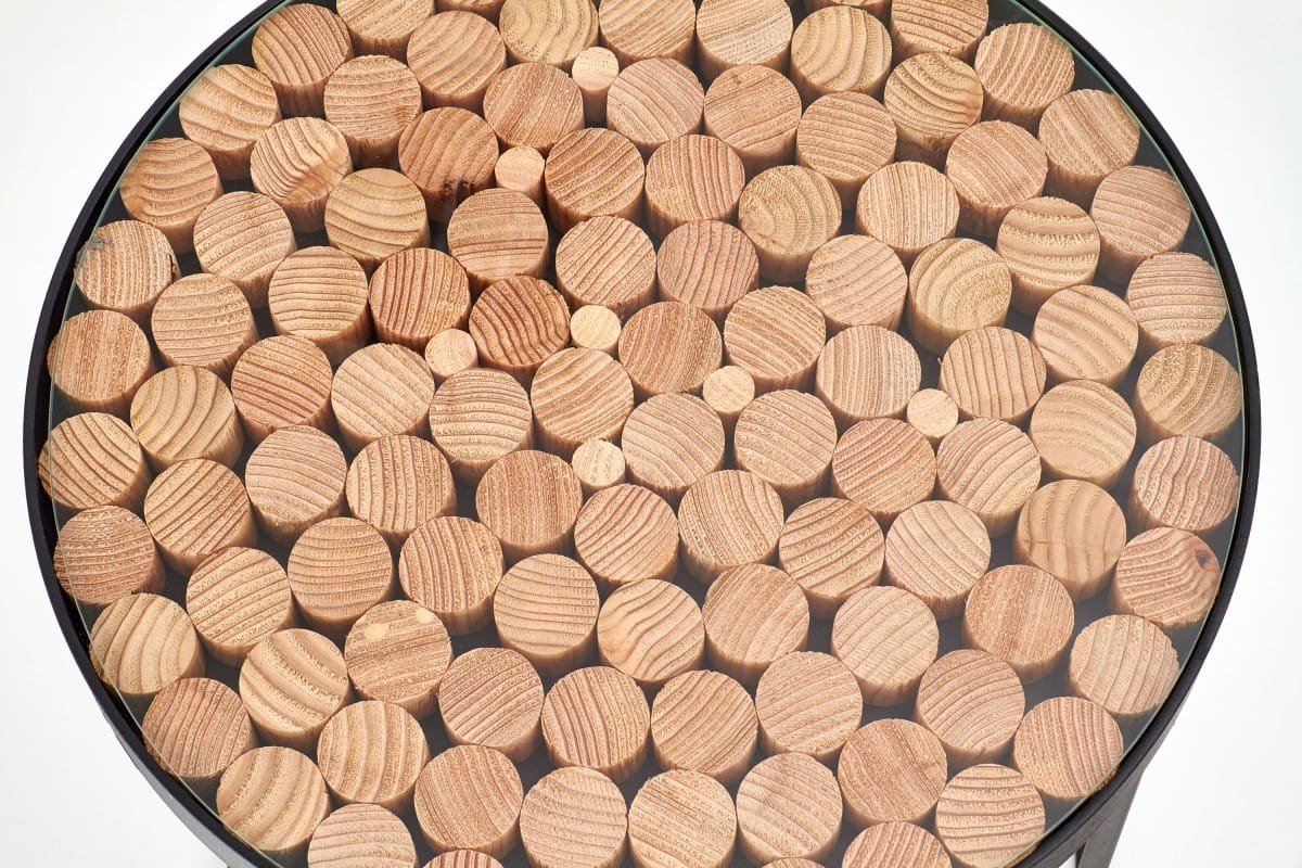 NATURO 2 ława naturalny / czarny (1p=1szt)
