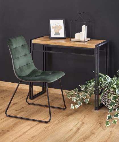 BOLIVAR KN1 konsolka dąb złoty / czarny 