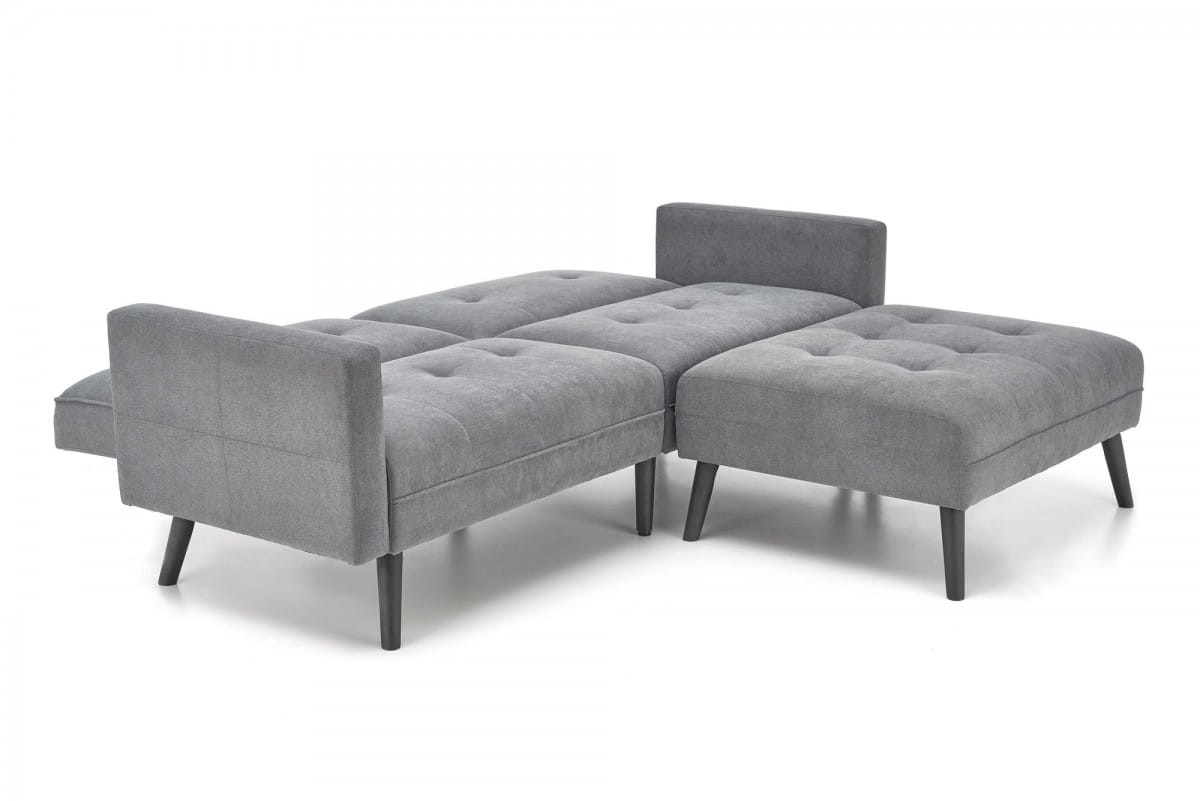 CORNER sofa rozkładana z funkcją narożnika popiel (2p=1szt)
