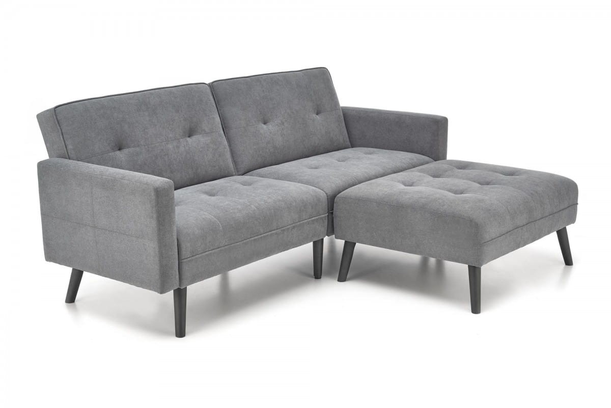 CORNER sofa rozkładana z funkcją narożnika popiel (2p=1szt)