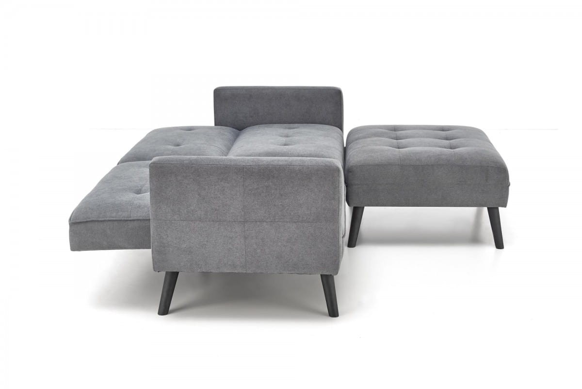 CORNER sofa rozkładana z funkcją narożnika popiel (2p=1szt)