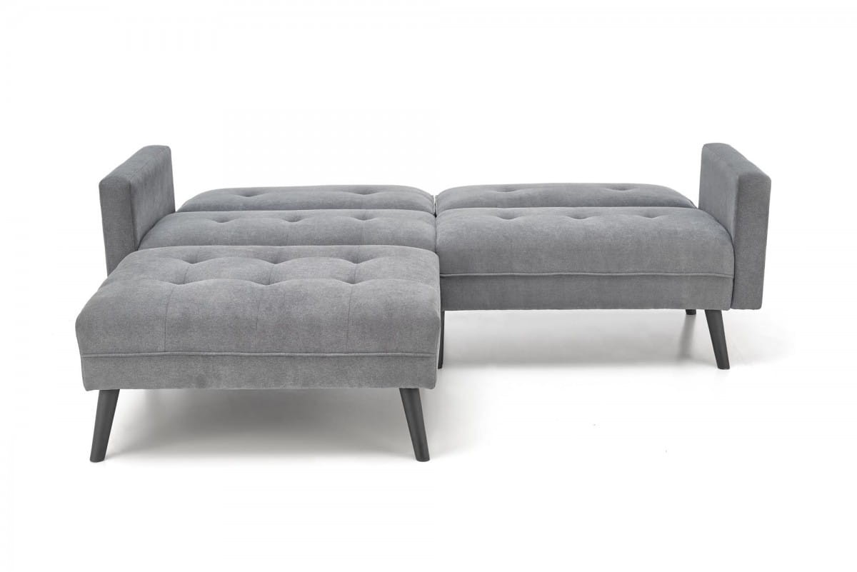 CORNER sofa rozkładana z funkcją narożnika popiel (2p=1szt)