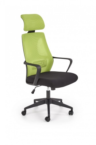 VALDEZ fotel pracowniczy zielony / czarny
