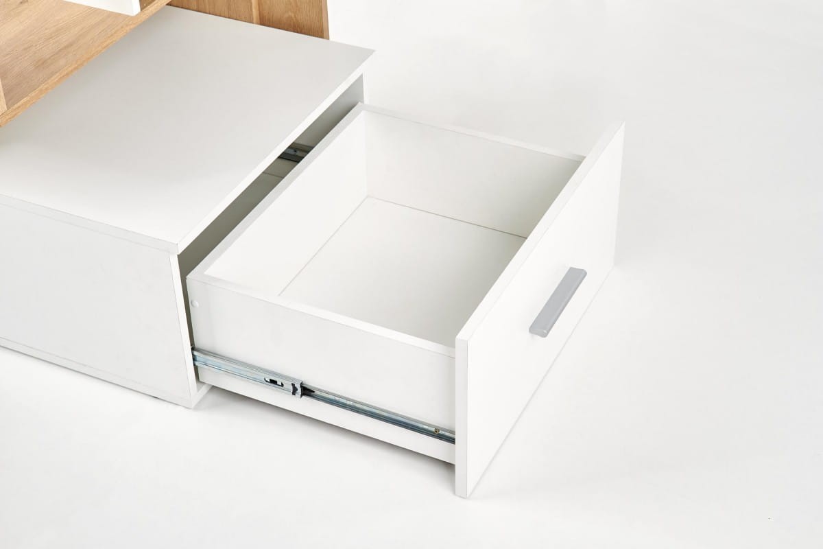 GROSSO biurko dąb złoty / biały (1p=1szt)