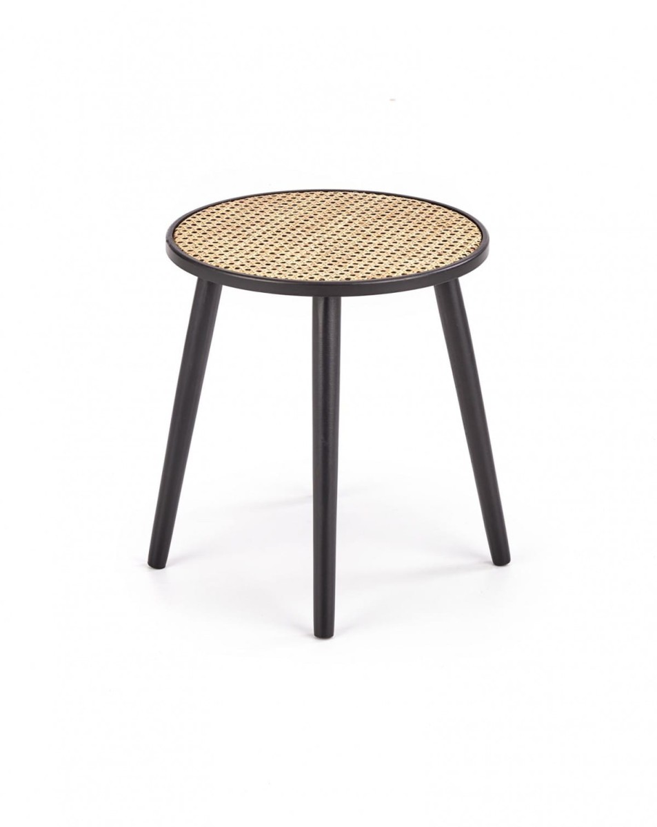 JAKARTA ława czarny / naturalny rattan (1p=1szt)