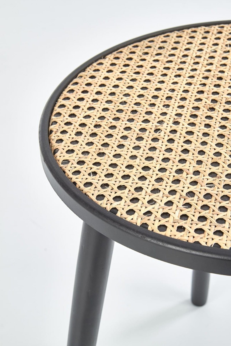 JAKARTA ława czarny / naturalny rattan (1p=1szt)