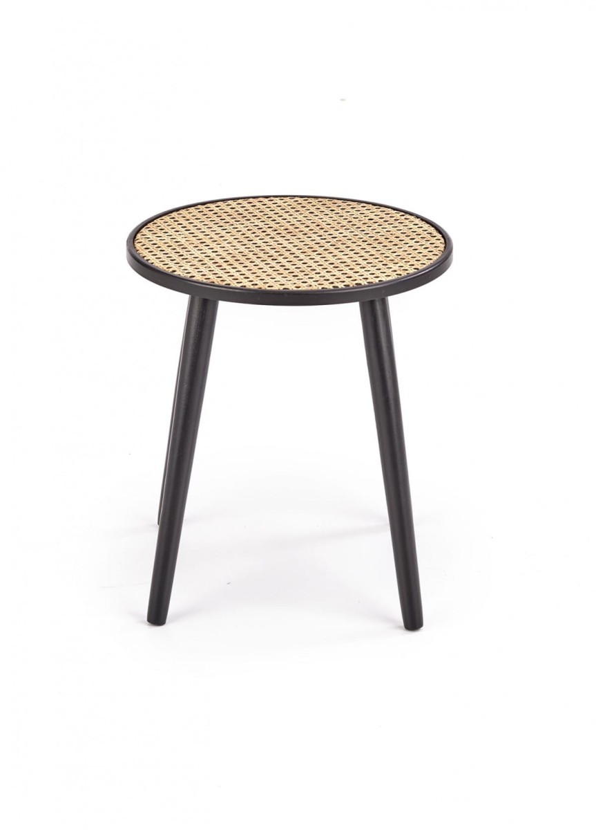 JAKARTA ława czarny / naturalny rattan (1p=1szt)