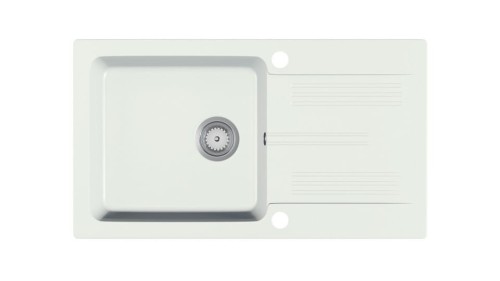 LANEO zlewozmywak granitowy biały 