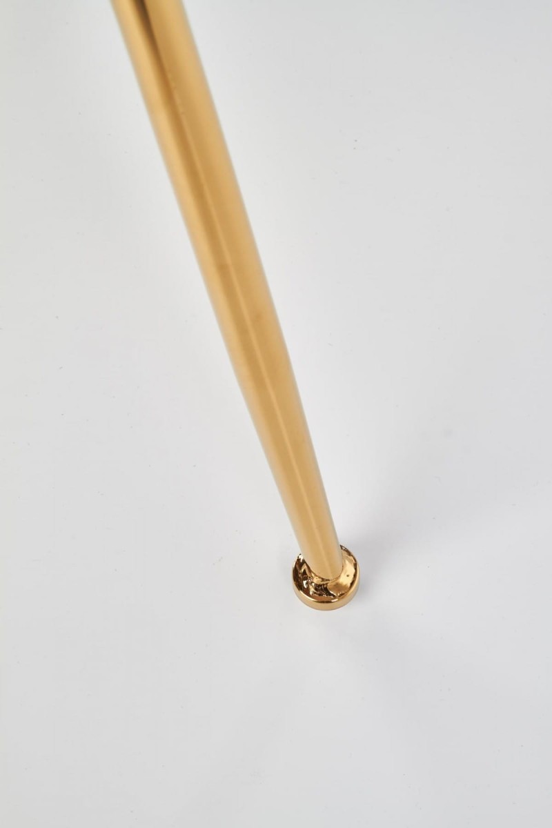 K381 krzesło różowy / złoty (1p=4szt)