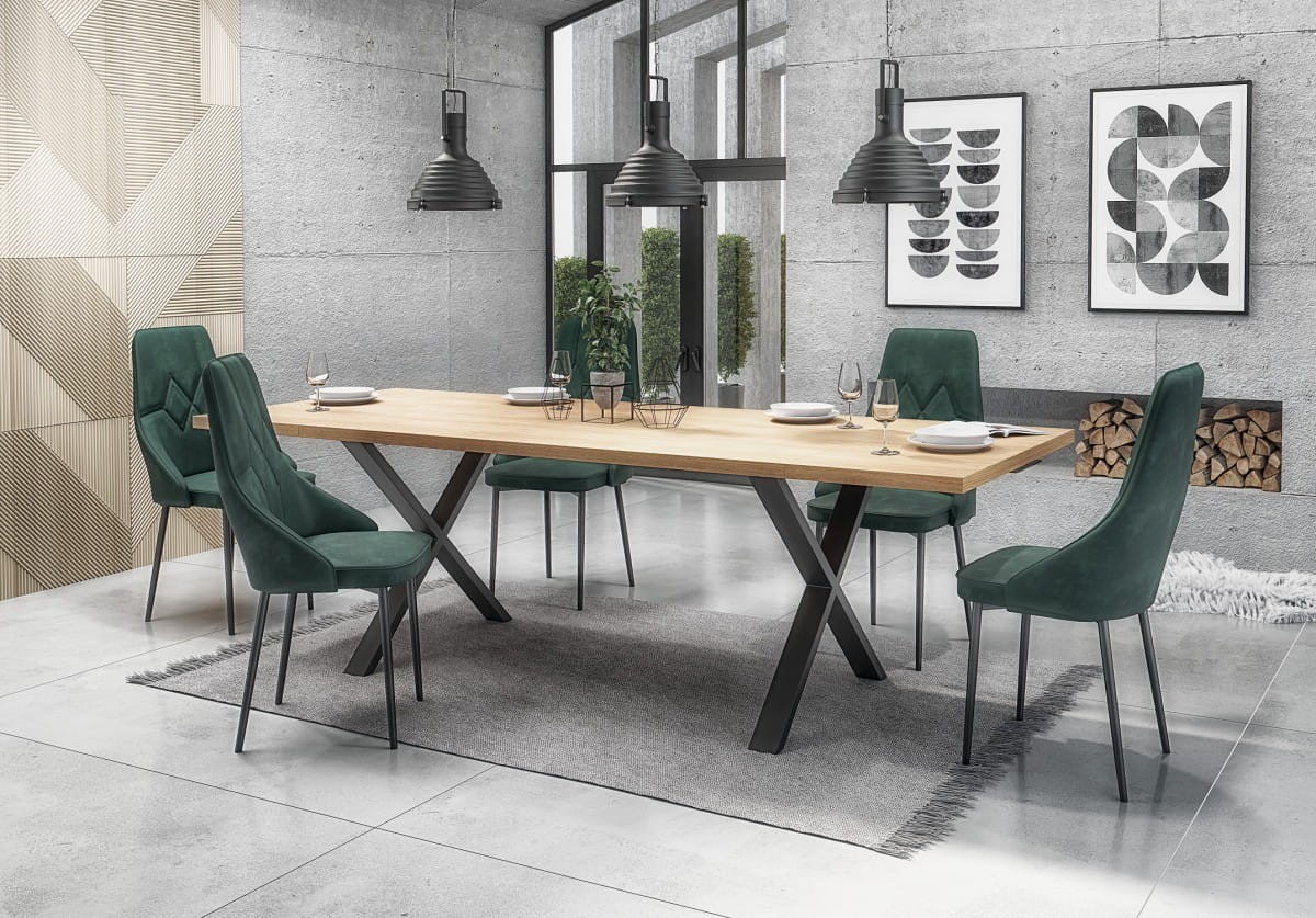 APEX 140x85 MDF + okleina naturalna kolor: dąb naturalny (2p=1szt)