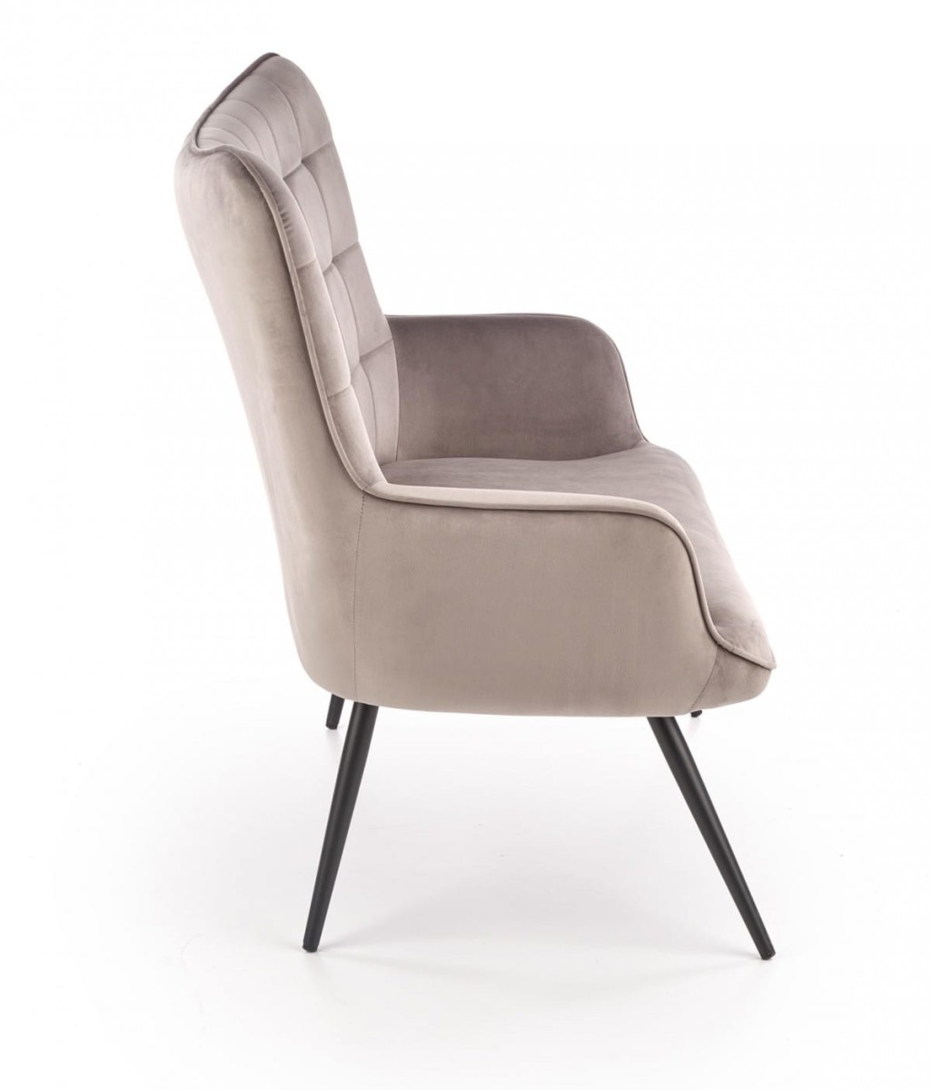 CASTEL XL sofa jasny popiel / czarny