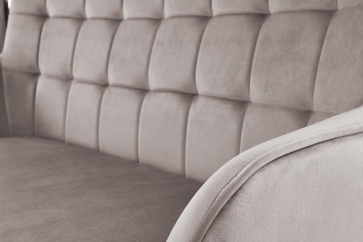 CASTEL XL sofa jasny popiel / czarny