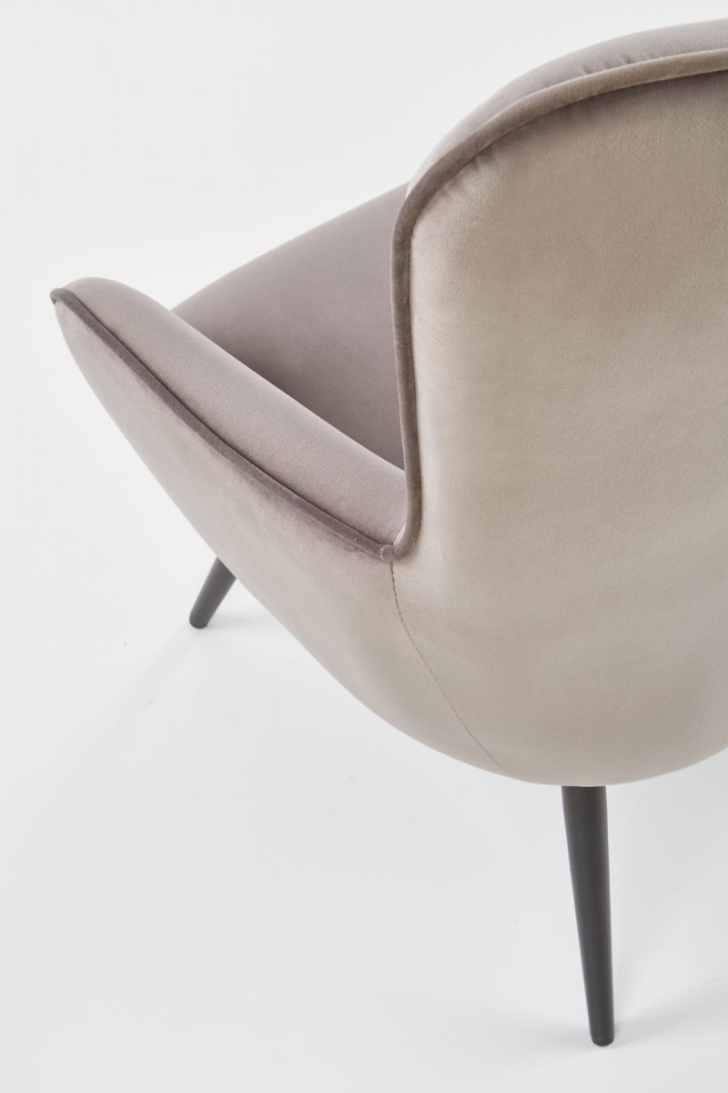 CASTEL XL sofa jasny popiel / czarny