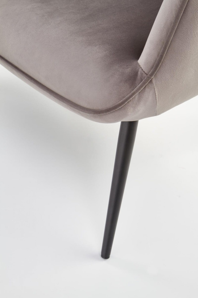 CASTEL XL sofa jasny popiel / czarny