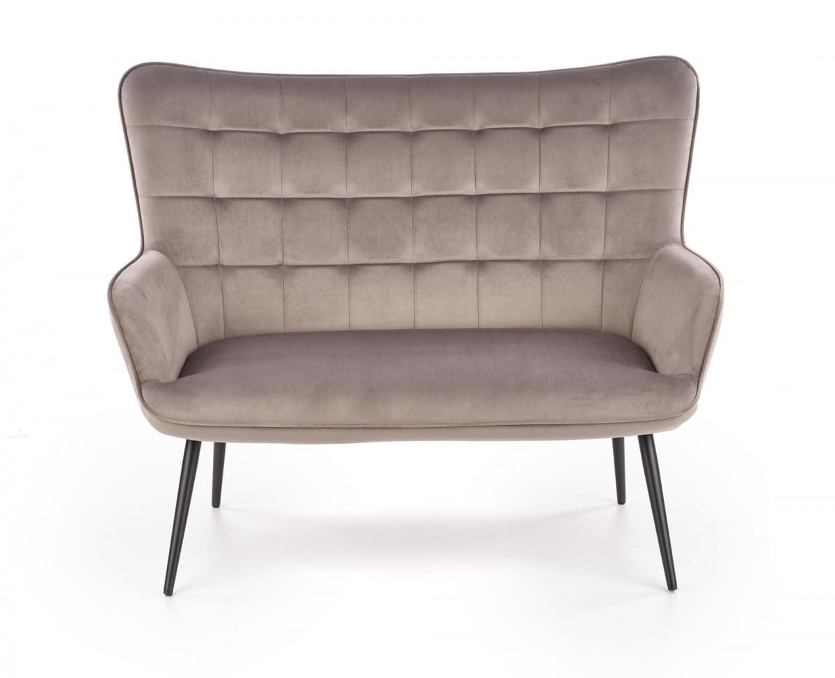 CASTEL XL sofa jasny popiel / czarny