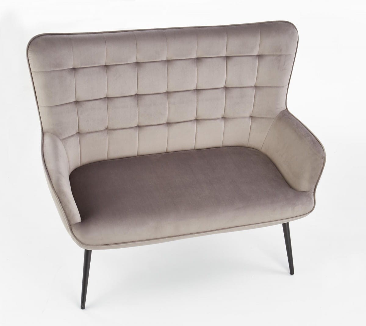 CASTEL XL sofa jasny popiel / czarny
