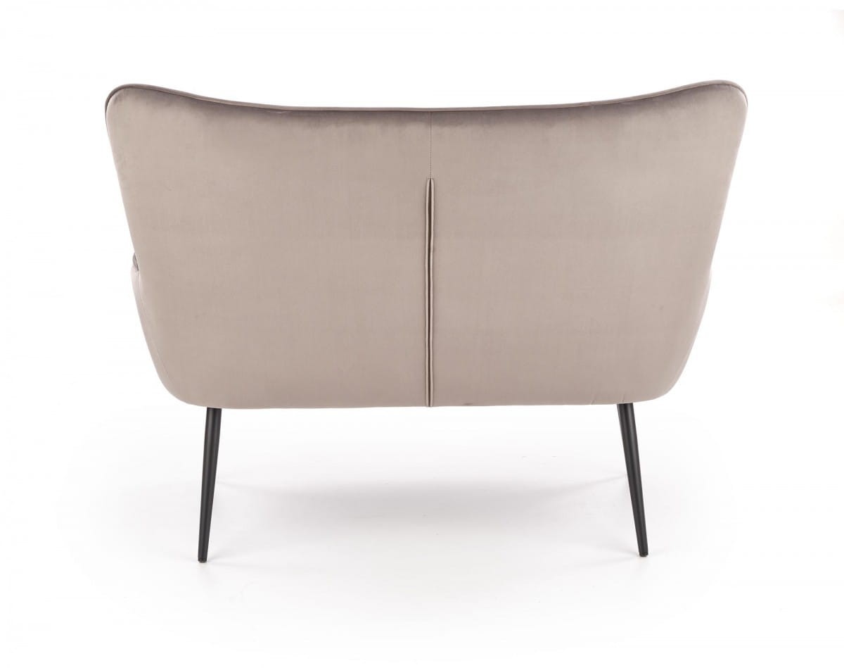 CASTEL XL sofa jasny popiel / czarny