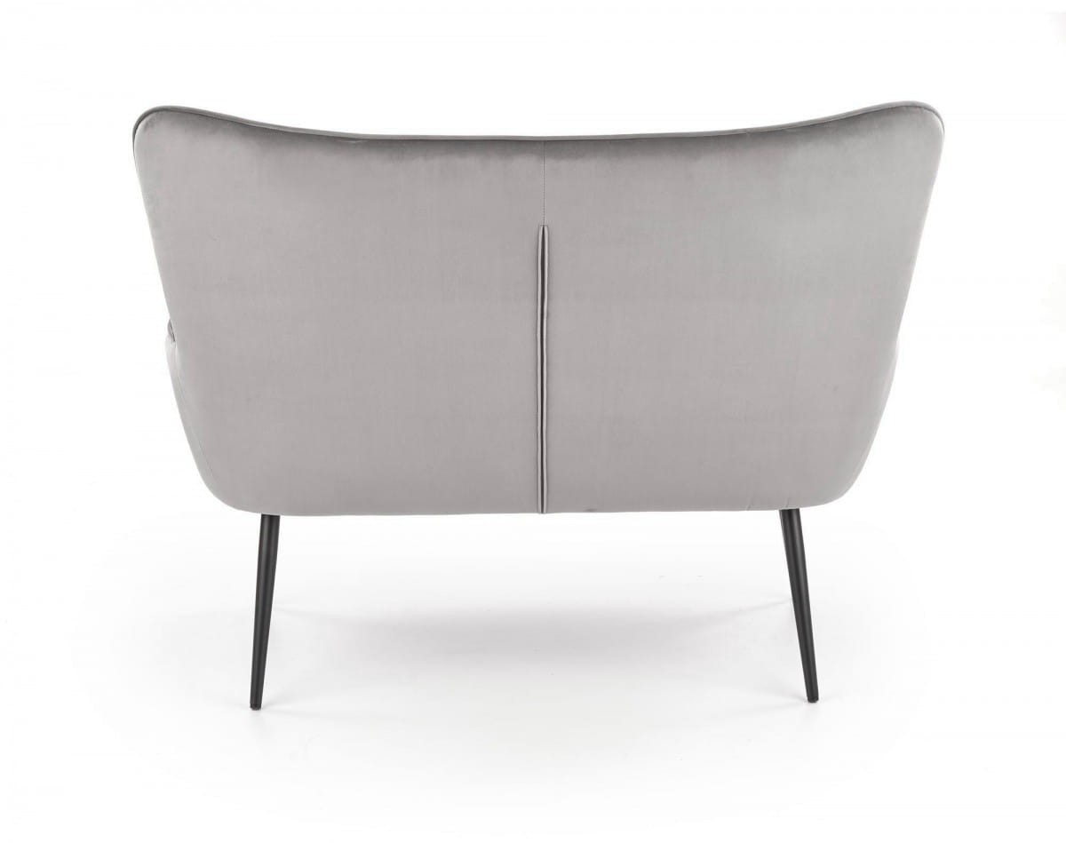 CASTEL XL sofa jasny popiel / czarny