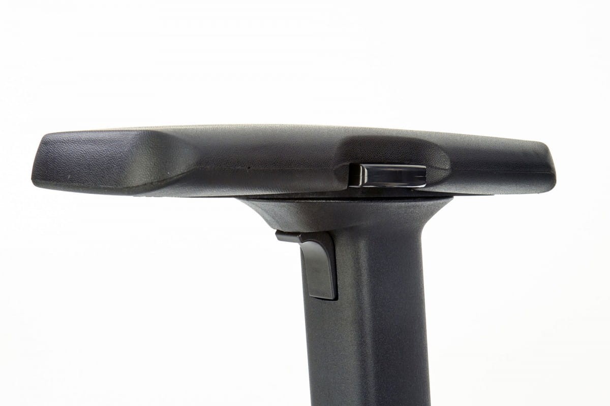 POP fotel pracowniczy, kolor: pasek boczny - czarny RN60999, front - popielaty M47