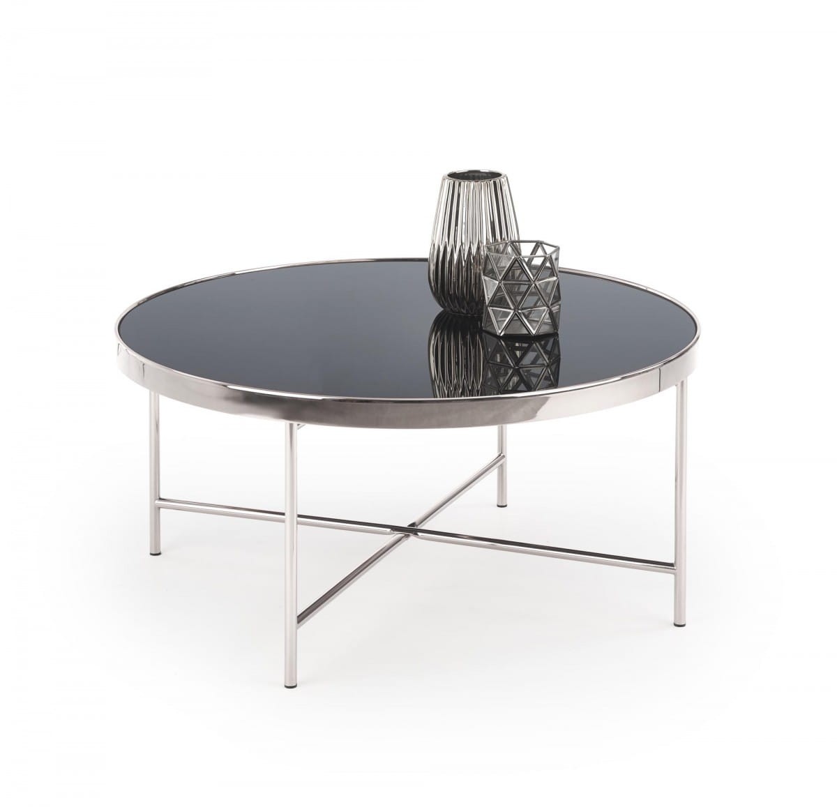 MORIA ława chrom / czarny (1p=1szt)