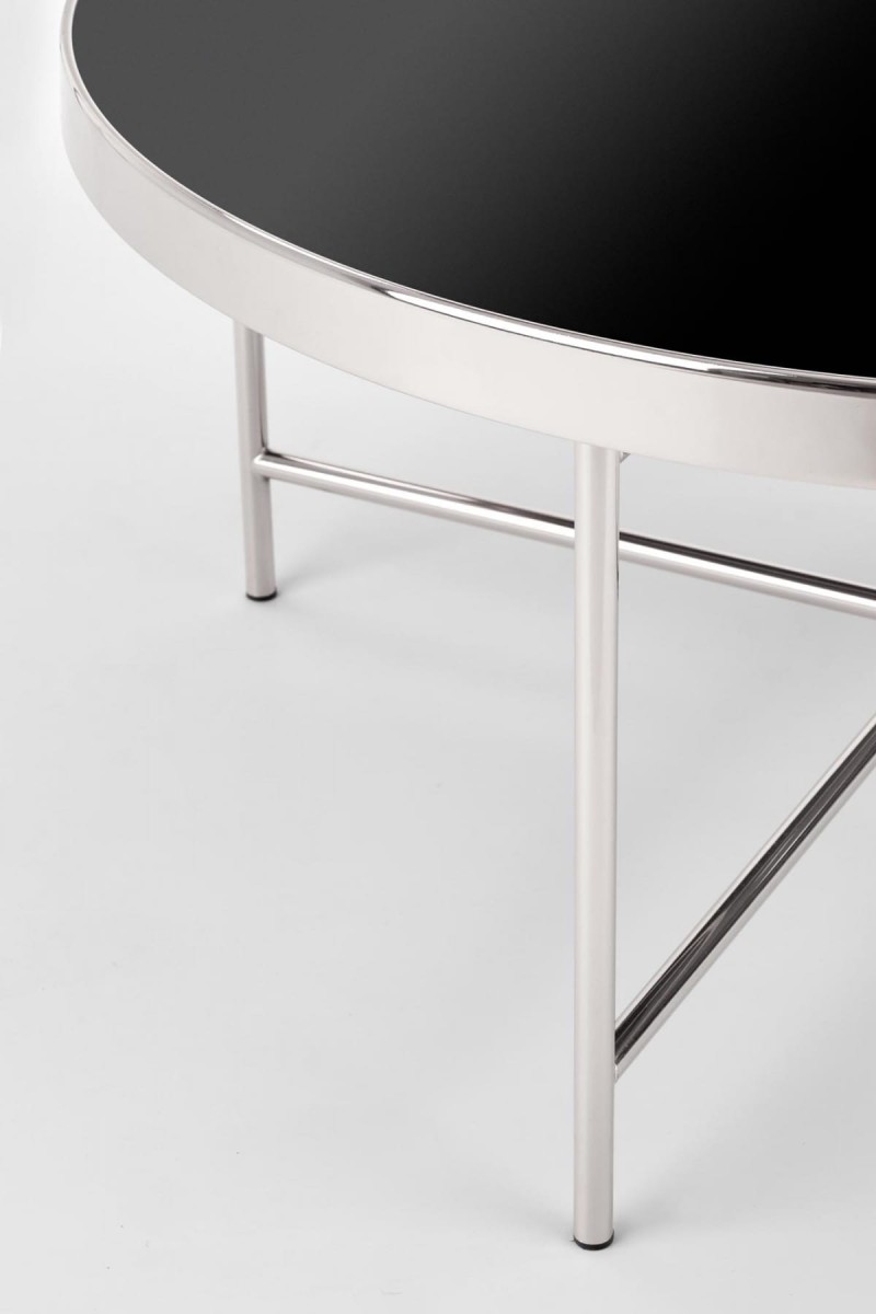 MORIA ława chrom / czarny (1p=1szt)