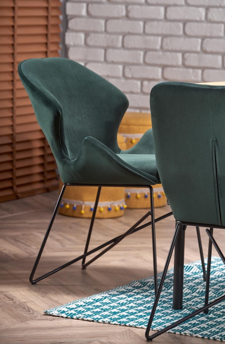 INFERNO stół rozkładany dąb naturalny - czarny (2p=1szt)